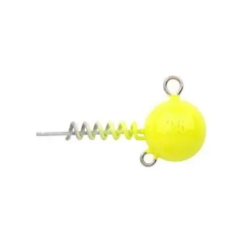 Nástraha SPRO Spirálovou hlavička Softbait Spiral Head 15gr UV žlutá