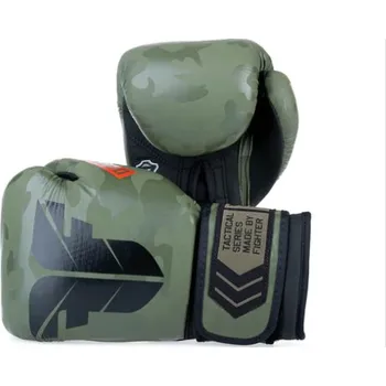 Boxerské rukavice BOXERSKÉ RUKAVICE FIGHTER TACTICAL KHAKI Barva: Zelená, Velikost: 14oz