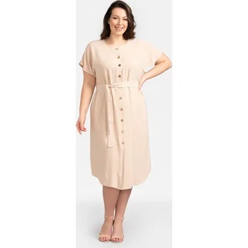 Dámské šaty Karko Dámské šaty SC001 Karko krémová 2028572