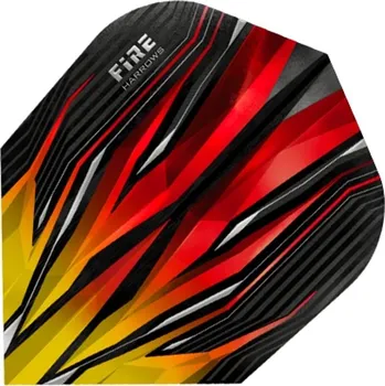 Příslušenství pro šipky Harrows Letky Fire No6 - Red & Yellow F3169