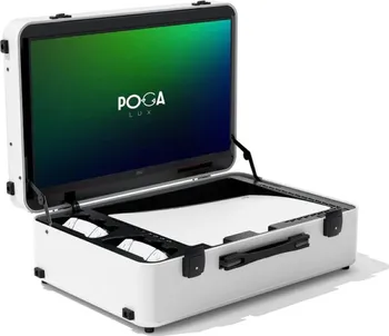 Obal na herní konzoli POGA LUX herní cestovní kufr pro PlayStation 5 bílý