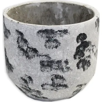 Obal na květináč Obal beton pr.11V10cm black inki