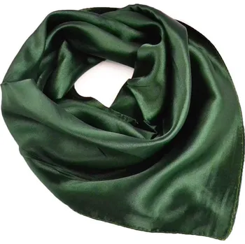 Šátek Šátek saténový - tmavě zelený