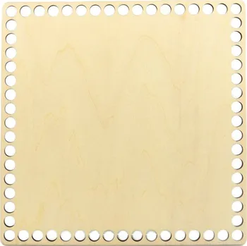 Pro Háčkování Dno na košík čtverec 20x20 cm bříza