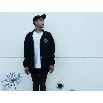 bunda Ground Control Coach Jacket black Velikost: M