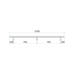 KOVIAN, s.r.o. Madlo ø 42.4mm, L-1750mm, broušená nerez AISI304