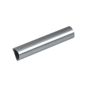 Zábradlí KOVIAN, s.r.o. Přechod na vymezení vzdálenosti mezi sloupem ø 42,4 mm a kotevní deskou, ø 20x2,0 mm /L:95 mm, bez vnitřního šroubu, broušená nerez K320 / AISI304, bal: 1ks