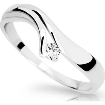 Prsten Cutie Jewellery dlr185310xl2 Prsten z bílého zlata se zirkonem model 1853 vel. 58 – zlatý šperk ryzosti 585/1000 v Dárkovém balení s Certifikátem GLRWB-58-25551