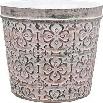 Obal na květináč Cementový květináč Ornament L (135503 015 CACD-21-03693-22 obal cement)