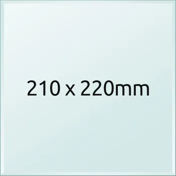 Příslušenství k 3D tiskárně Skleněná tisková podložka 210x220x3 mm Ostrá hrana