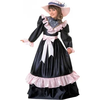 WIDMANN Dětský kostým Pretty Lady s kloboukem 128 (5-7 let)
