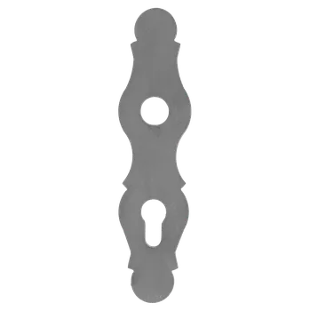 Dveřní kování KOVIAN, s.r.o. štít s otvormi 210x52x3mm, rozteč 72mm, otvor na kľučku ø20 mm