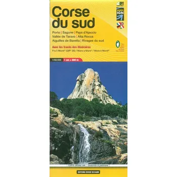 Mapa Southern Corsica - Jižní Korsika