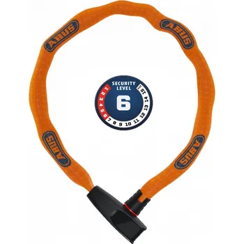 Zámek na kolo Zámek Abus Catena 6806K/85 oranžová - 85 cm, na klíč