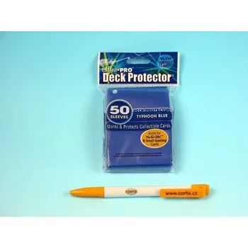 samolepka Obaly na hrací karty (YU-Gi-OH!) - modrá (SOLID TYPHN BLUE SMALL)
