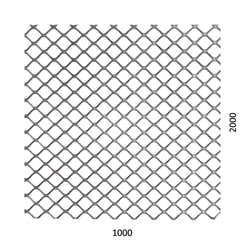 Pletivo KOVIAN, s.r.o. Ťahokov Zn štvorcové oko: 20x15mm, mostík: 1,7mm (1000x2000x1,5mm)