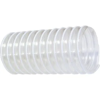 Ventilační potrubí SCHAUENBURG 130/139 FLEXADUR PU-2N SE O -130x139 těžkohořlavá hadice na odsávání abrazivních materiálů DIN 4102-B1,-40/+100°C