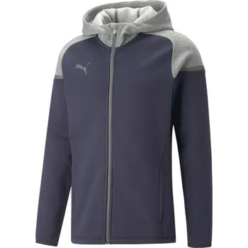 Pánská mikina Mikina s kapucí Puma teamCUP Casuals Hooded Jkt 657987-006 Velikost S