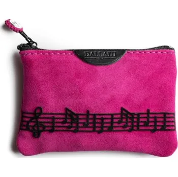 Peněženka PARTITURA, semišová kůže Barva: Růžová