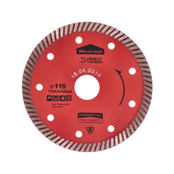 Řezný kotouč Klimas Turbo diamantový kotouč lisovaný za tepla 115 x 2,2 x 22 mm