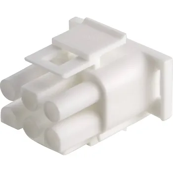 Elektrický konektor TE Connectivity zástrčkový konektor na kabel Universal-MATE-N-LOK Počet pólů 6 Rastr (rozteč): 6.35 mm 350715-4 1 ks