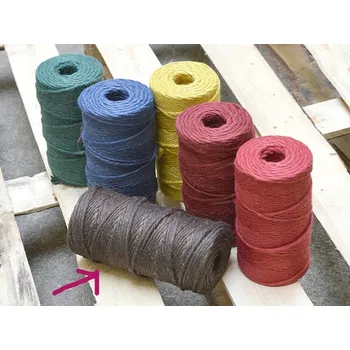 Jutový motouz hnědá CÍVKA, 200g,průměr 3,5mm Český výrobce