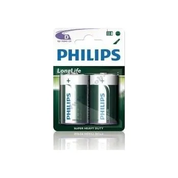 Článková baterie Baterie 1,5V LR20 - Long Life Philips