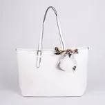 Dámská velká elegantní kabelka na rameno FLORA&CO F2508 bílá | KabelkyproVas.cz