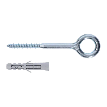 Hmoždinka Klimas hmoždinka univerzální16x100 s vrutem 12x210 s okem