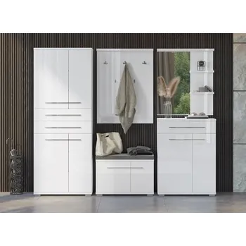 Věšák Velká předsíň Tiana - bílá