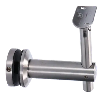 Zábradlí KOVIAN, s.r.o. Držák madla s kloubem na trubku ø42,4 mm, broušená nerez K320 / AISI304