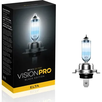 Autožárovka Elta VisionPro Black Edition H7 12V 55W 2 ks