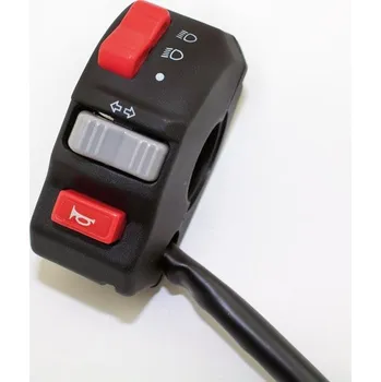 Elektroinstalace pro motocykl Univerzální vypínač pro ATV a čtyřkolky pro montáž na řídítka, levá strana