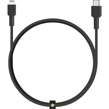 Mobilní telefon Datový kabel Aukey CB-CL1 Braided Nylon MFi USB-C to Lightning Cable, 1m