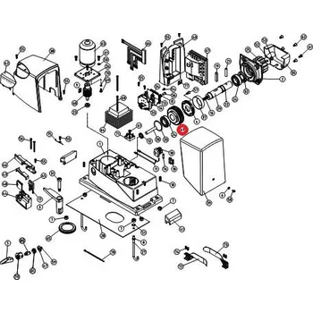 Pohon brány NICE PPD0967.4540 kolo prevodovky pre RB350