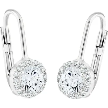 Náušnice GEMMAX Elegantní náušnice z bílého zlata se zirkony – zlatý šperk ryzosti 585/1000 v Dárkovém balení s Certifikátem GLEWB-41921