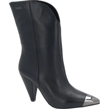 Dámské holínky Liu Jo Kůžoné kovbojské boty SUZIE 8 | Barva:černý | Velikost:36