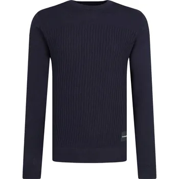Pánský svetr CALVIN KLEIN JEANS Svetr BLEND INSTI | Barva:tmavě modrá | Velikost:XL