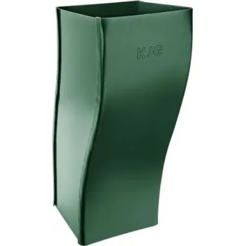 okap Koleno pozinkované hranaté mechově zelené 120 mm odskokové