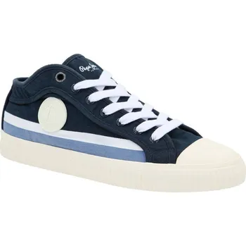 Pánské tenisky Pepe Jeans London plátěné tenisky tenisky malibu | Barva:tmavě modrá | Velikost:42