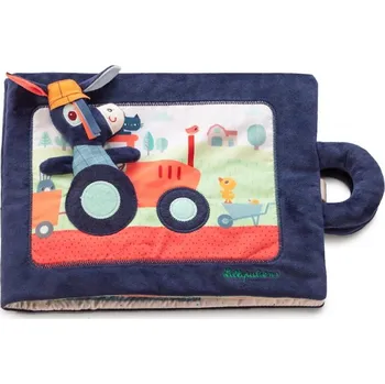 plyšák Lilliputiens | Textilní knížka - Oslík Ignác na farmě