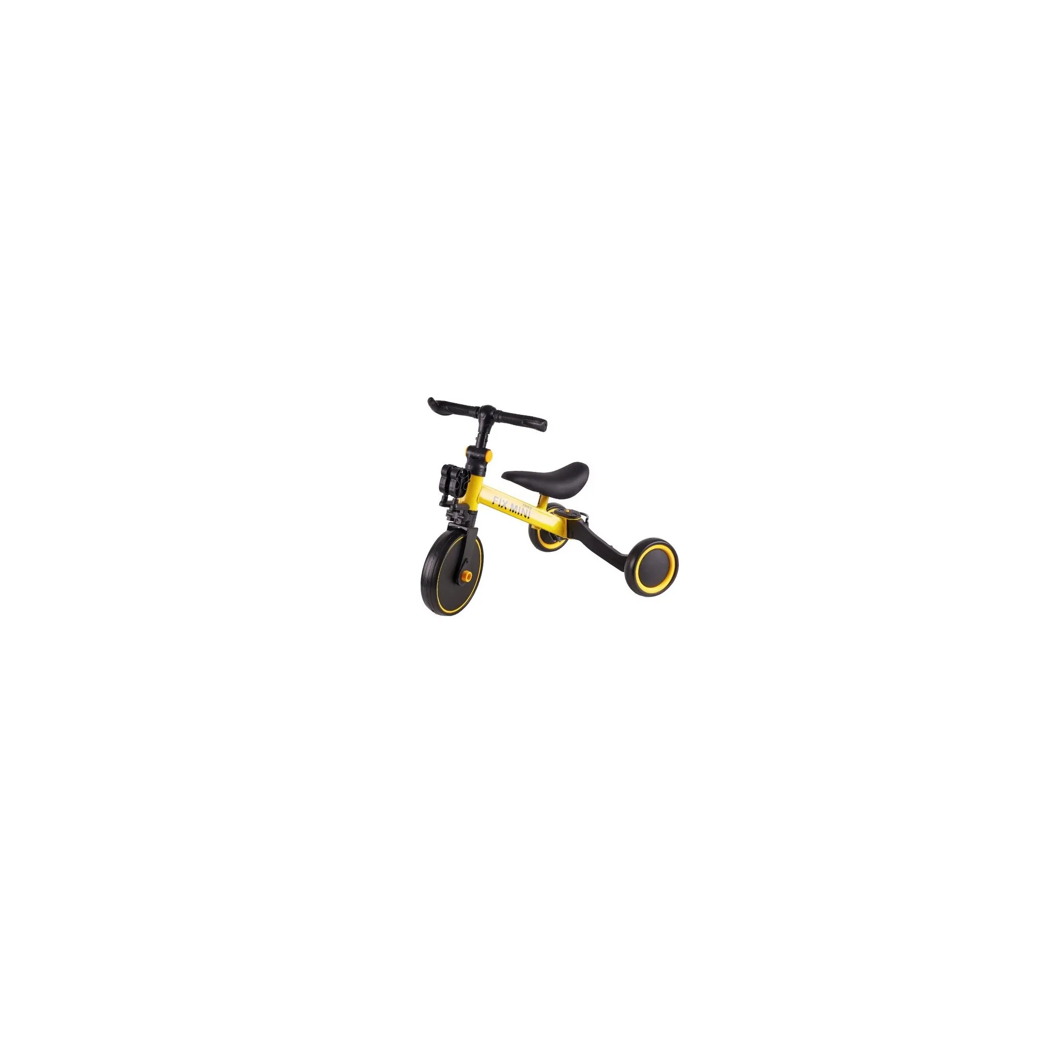 Fotografie 1 - Odrážedlo Trike FIX Mini tříkolka 3v1 žlutá