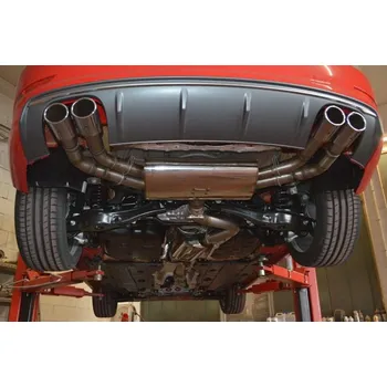 76mm Výfukový systém- Duplex s originálnym ovládaním klapiek Audi S3 8V sedan Quattro - s certifikátem ECE (991058SKL-X3-X)