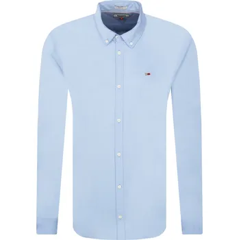 Pánská košile Tommy Jeans Košile | Barva:světlo modrá | Velikost:XXL