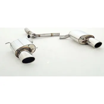 Tlumič výfuku 76mm sportovní tlumič výfuku- Duplex Audi Q5 8R Quattro - s certifikátem ECE (971049TD-X3-X)