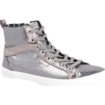 Dámské tenisky Pepe Jeans London Plátěné tenisky STARK LUXOR | Barva:stříbrný | Velikost:37