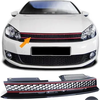 Tuning Maska chladiče sport bez loga pro VW Golf 6 Také GTI 08-13