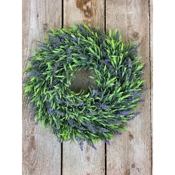 Obraz Jarní levandulový věnec na zavěšení