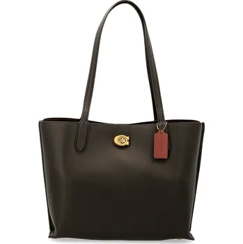 Kabelka Coach Kůžoná kabelka shopper WILLOW | Barva:černý | Velikost:OS