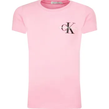 Pánské tričko CALVIN KLEIN JEANS Tričko | Barva:pudrově růžový | Velikost:116